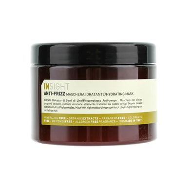 Moisturizing mask for all hair types Insight Anti-Frizz Hydrating Mask