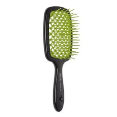Hair comb Janeke SUPERBRUSH BLACK/GREEN